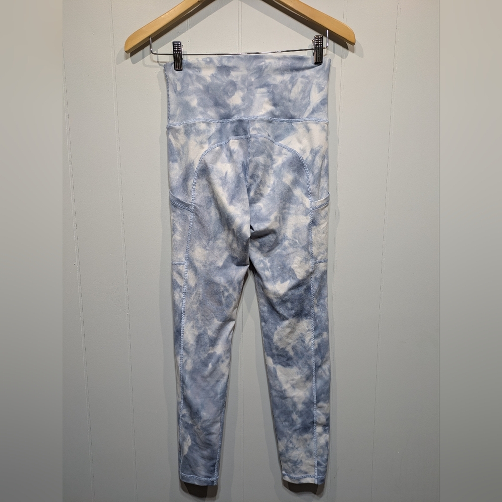 Aerie Offline Tie Dye Legging Size‎ Medium Blue White - Picture 5 of 8